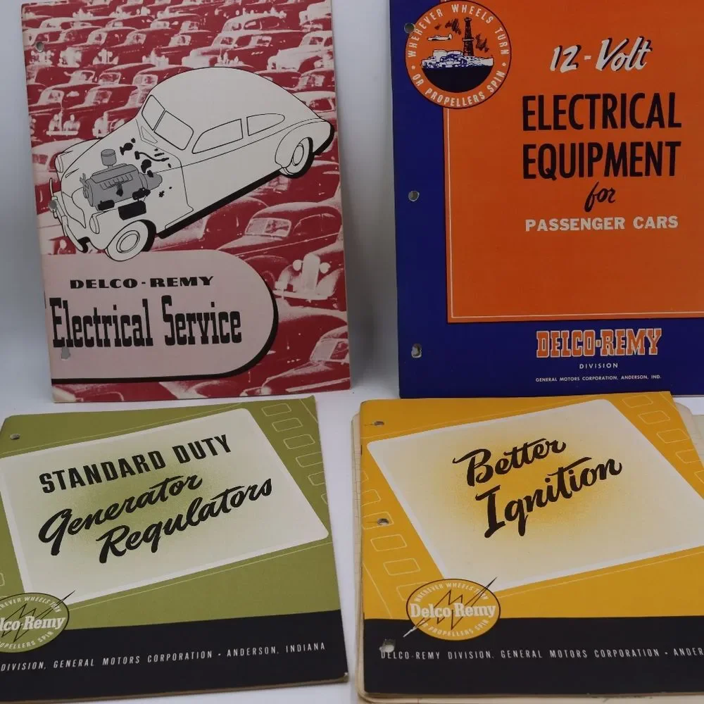 Vintage Delco-Remy Automotive Electrical Manuals Training Materials Lot